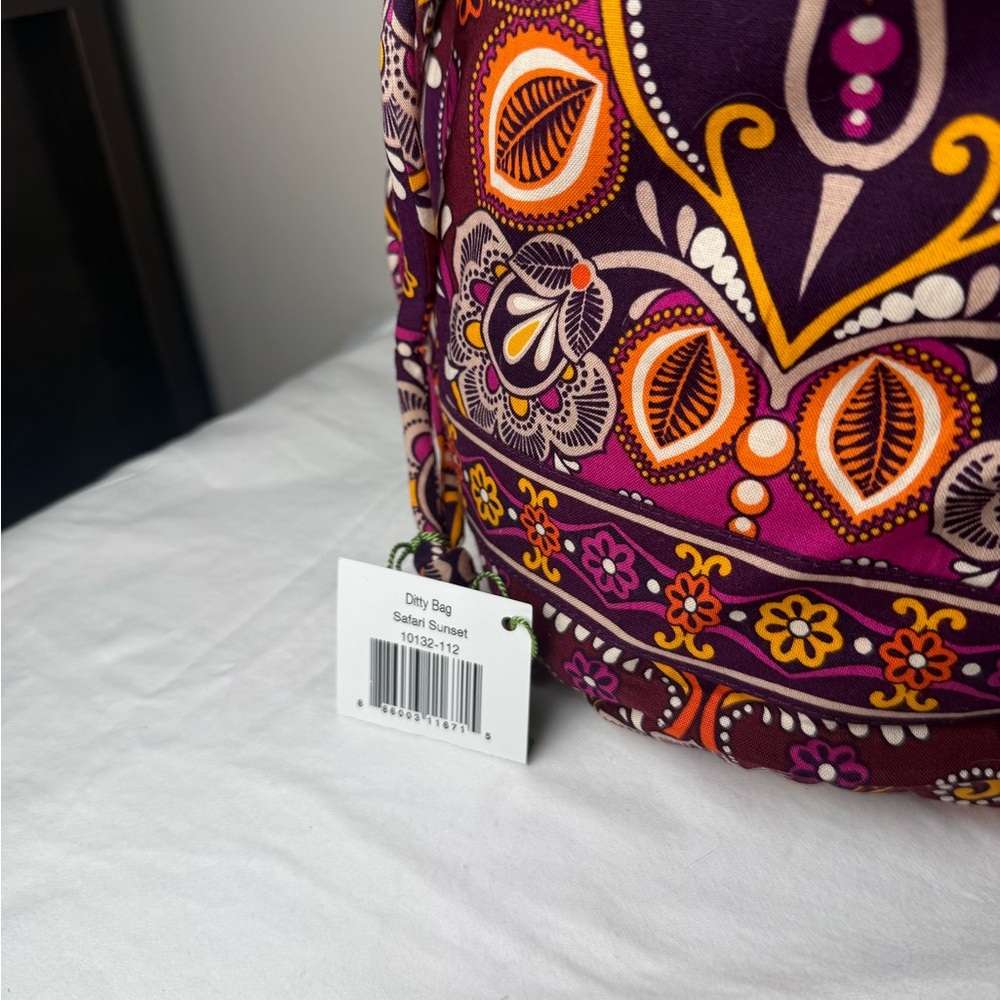 NWT Vera Bradley Safari Sunset Ditty Bag - For Gym pool beach Travel - Picture 2 of 7